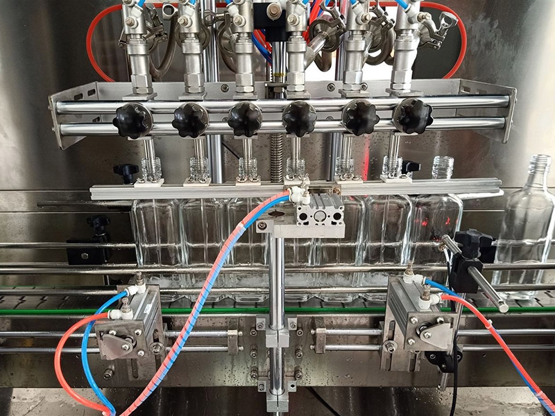Glass spraying assembly line