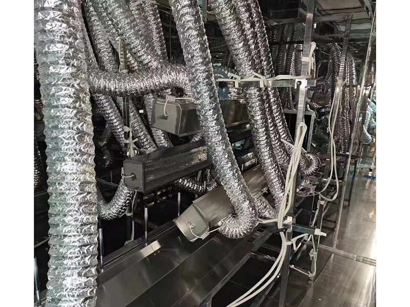 UV spraying assembly line
